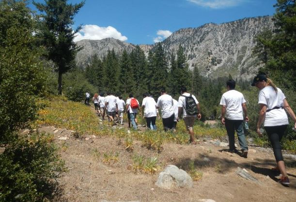 Hikers in the San Gabriel National Monument