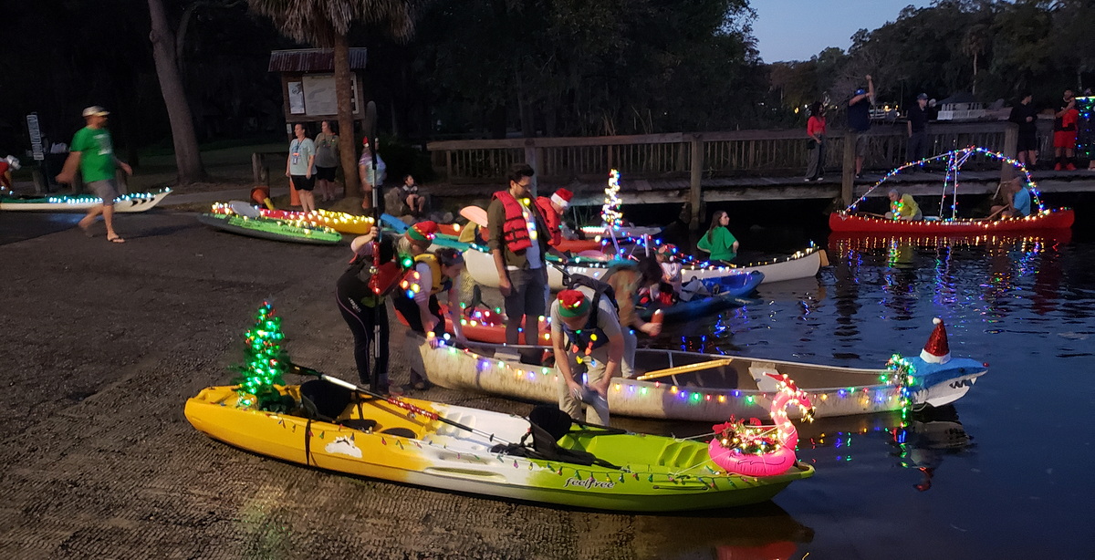 Boats at the 2023 Holiday Boat Parade