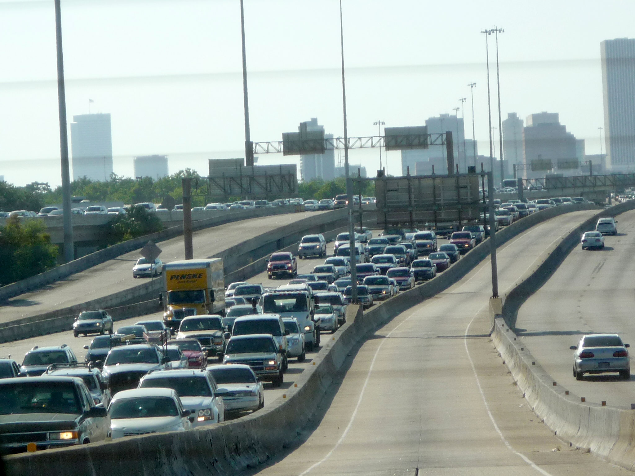 Katy freeway in Houston