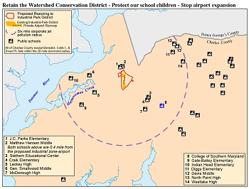 Schools threatened by airport expansion