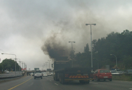 Truck pollution