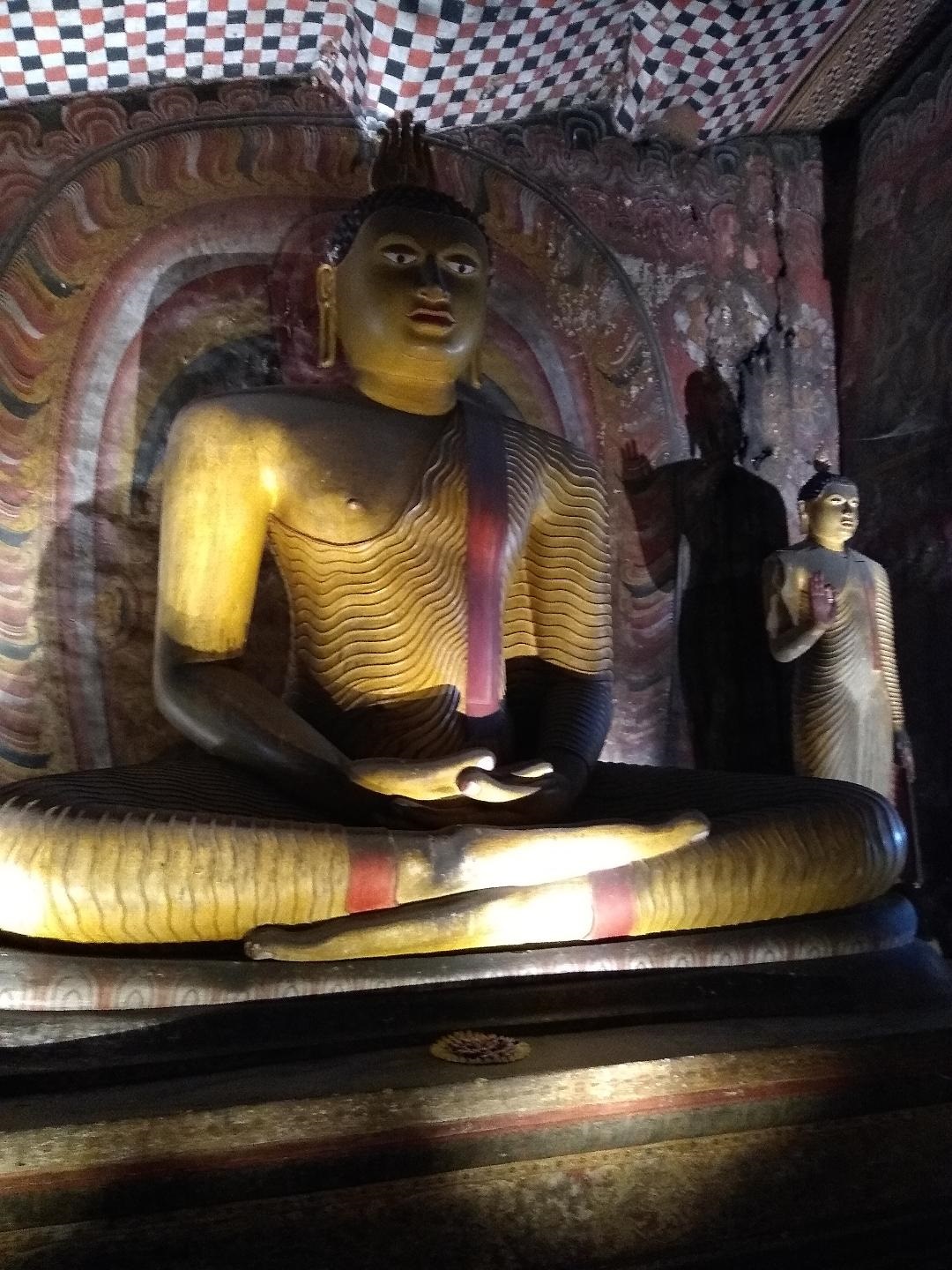 Statue of Buddha, Dambulla Cave Temples