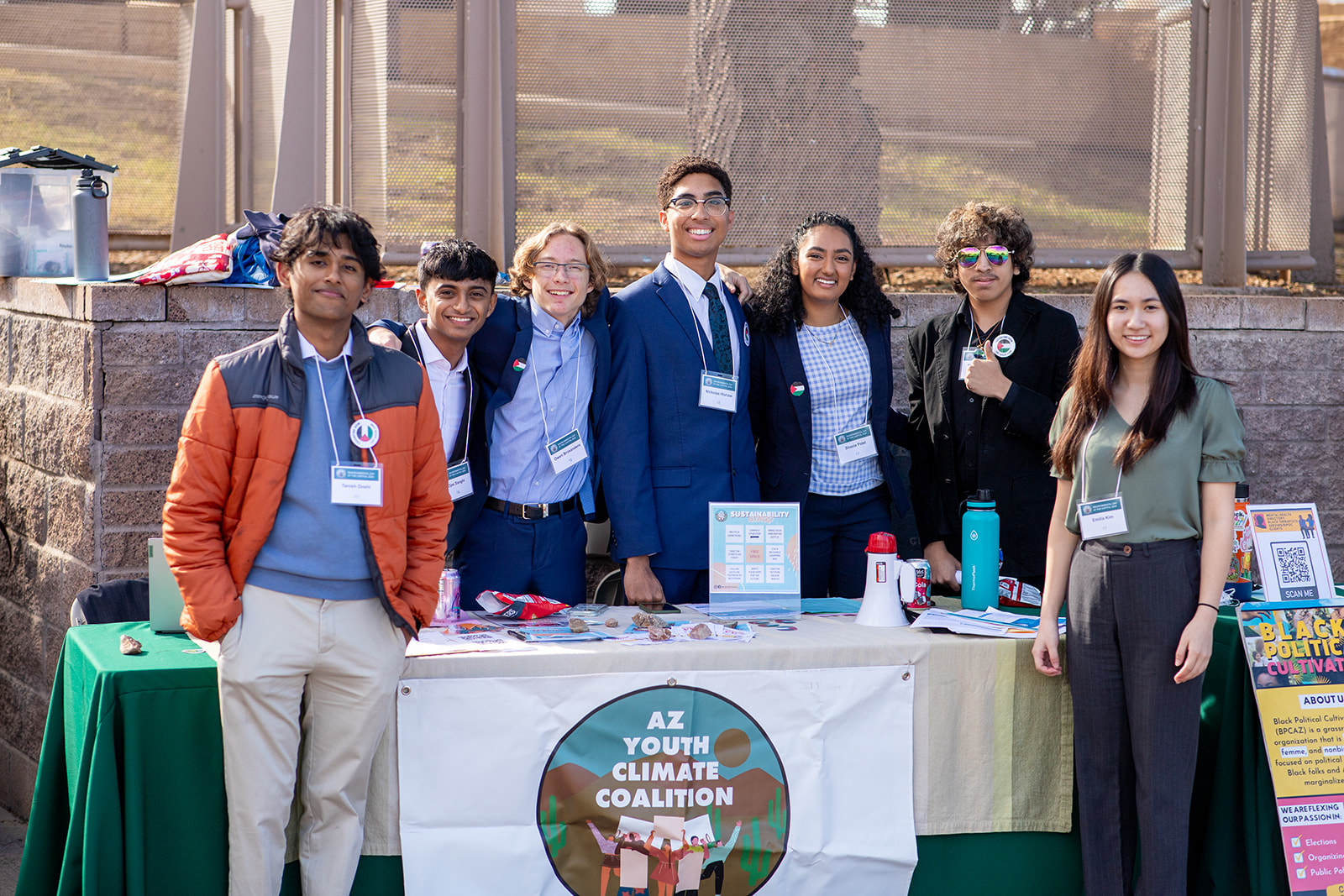 a group of young climate activists