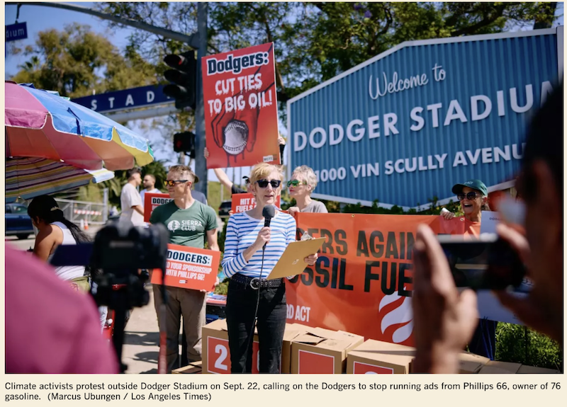 Dodgers Protest