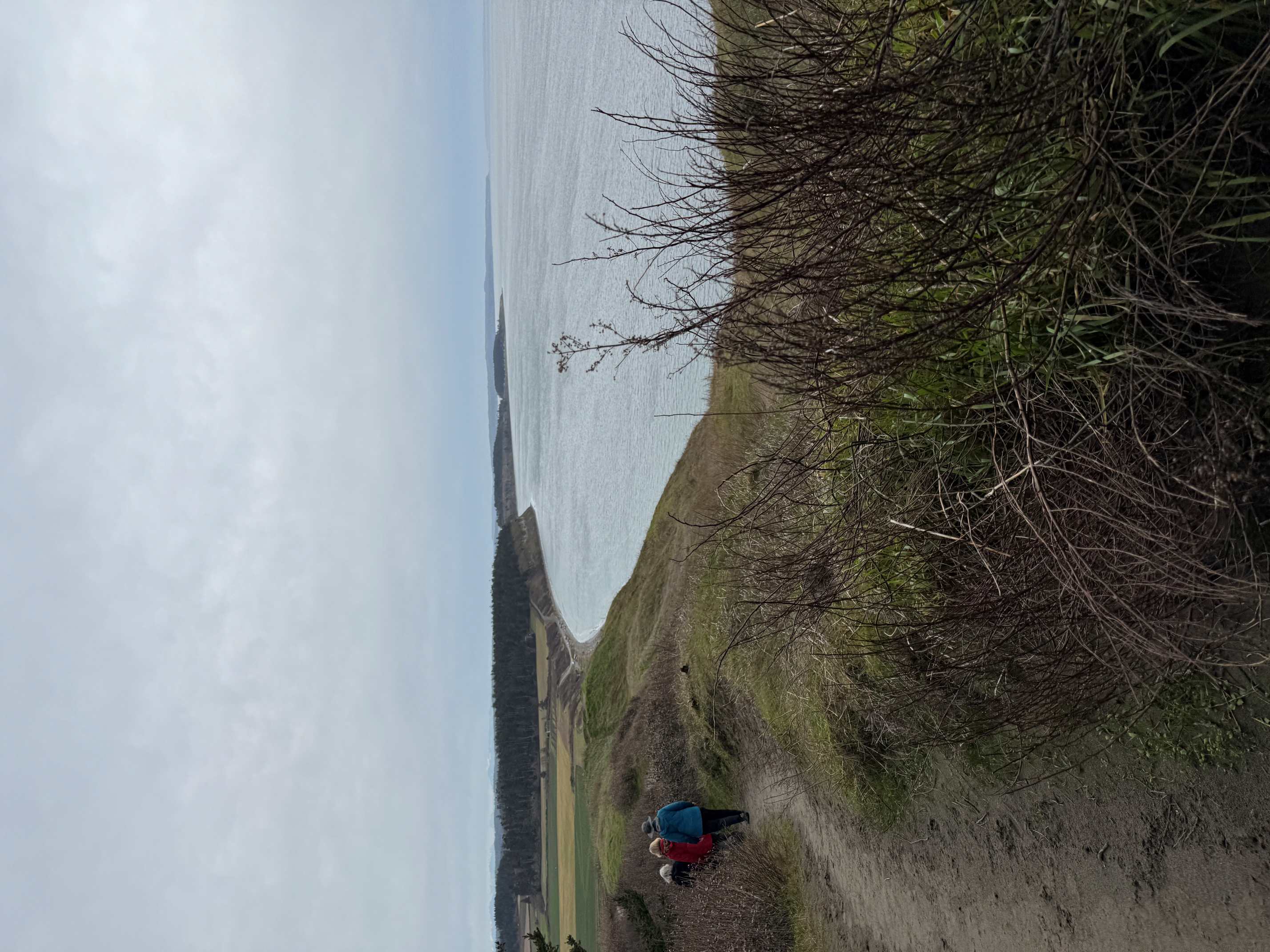 Ebey's Landing Water View from Trail