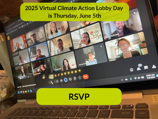 Screenshot of volunteer lobbyists