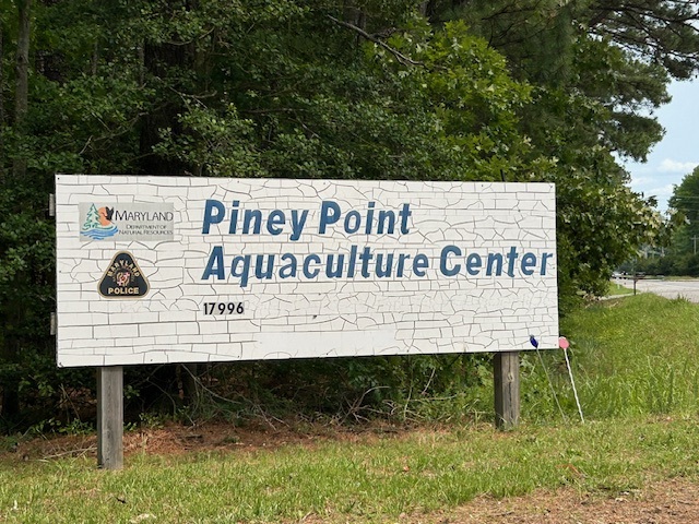 Piney Point Aquaculture Center sign