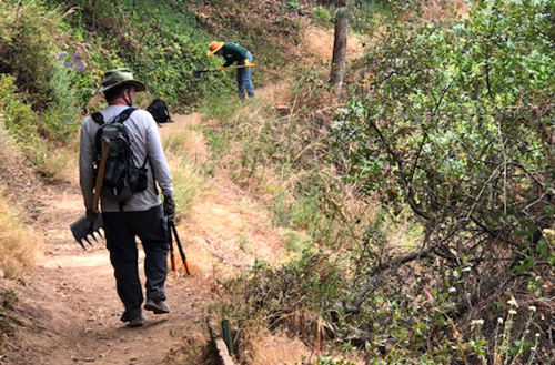 O: Trail Work in the Santa Monica Mountains