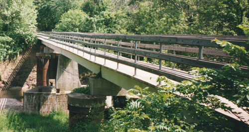Kickapoo Creek bridge on the Rock Island Trail