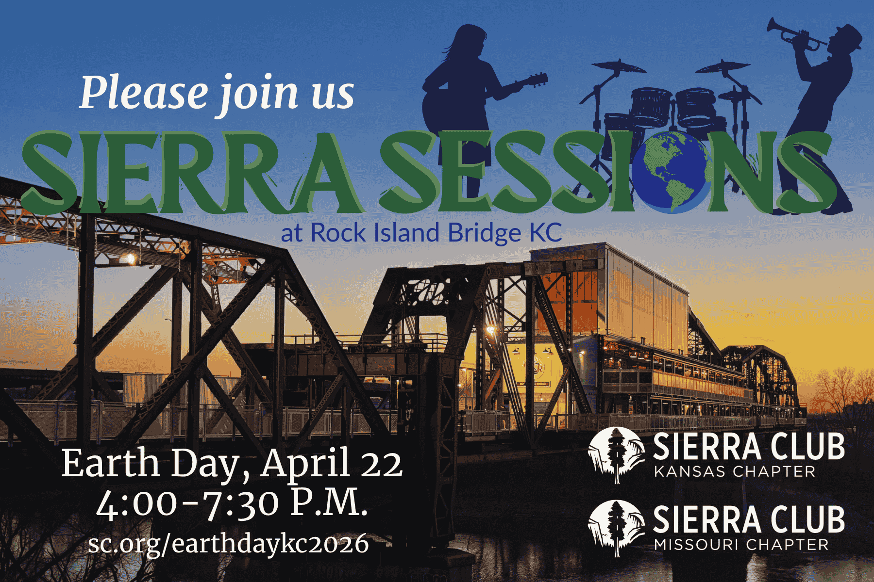 Sierra Sessions Earth Day Fundraiser Flyer