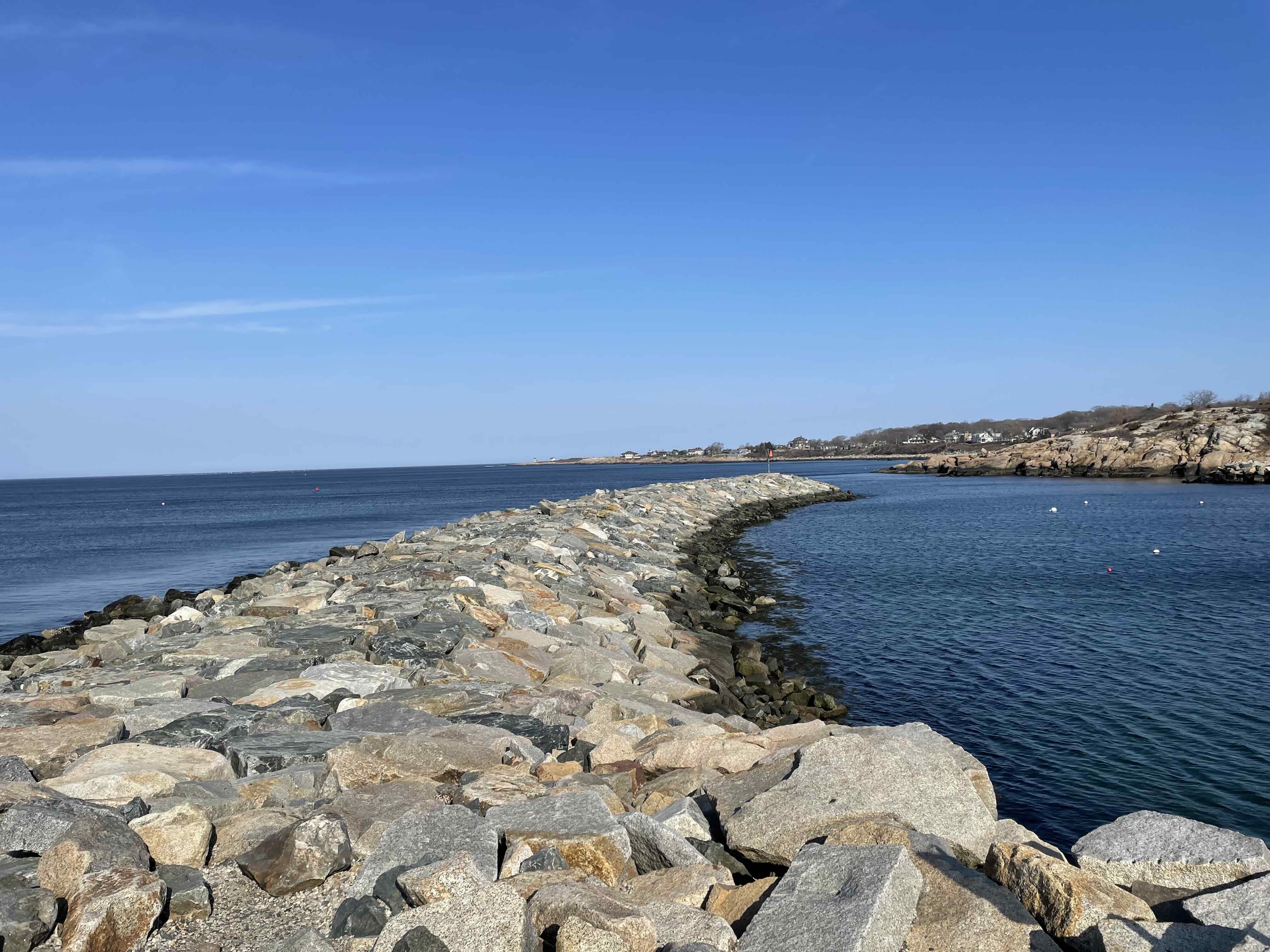 The Jetty on Bearskin Neck in Rockport, MA
