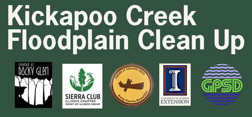 Kickapoo Creek Floodplain Cleanup