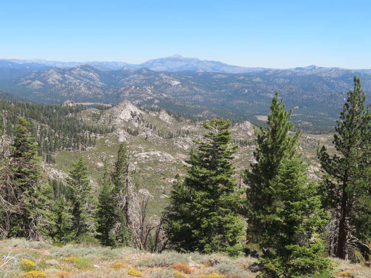 View of the Domelands Wilderness from Bald Mountain.